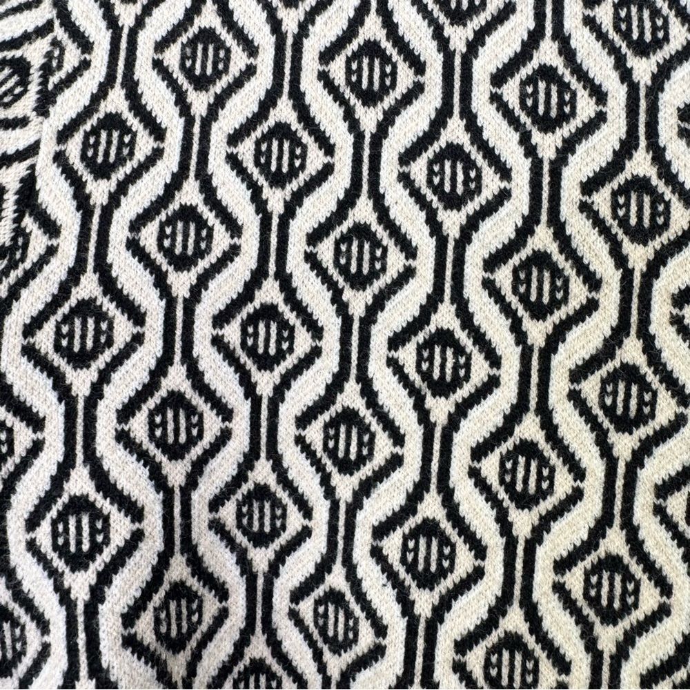 Maje Monochrome Patterned Mini Dress - Picture 9 of 12
